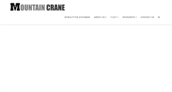 Desktop Screenshot of mountaincrane.com