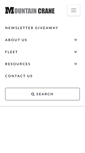 Mobile Screenshot of mountaincrane.com